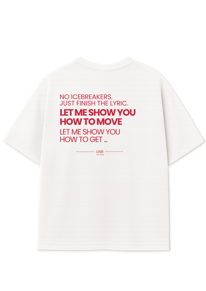 Finish The Lyric Oversized T-Shirt