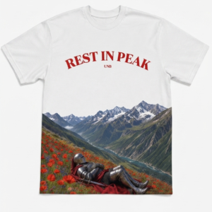 Rest in Peak — Mountain Escape Oversized T-Shirt